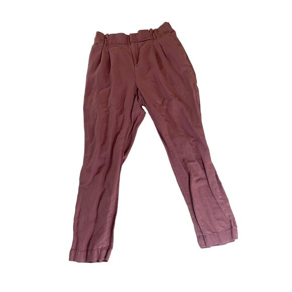 Loft Women's Mauve Casual Linen Blend Dress Pants - Medium - Picture 1 of 12